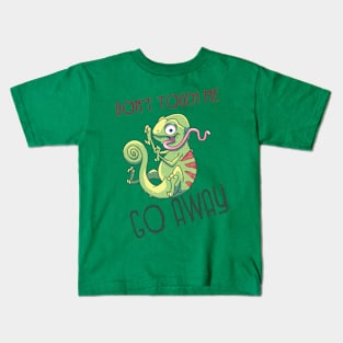 angry chameleon Kids T-Shirt